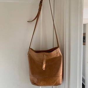 ABLE leather shoulder bag